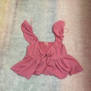 pink urban outfitters top